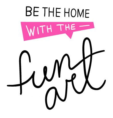 Be the home with the fun art.