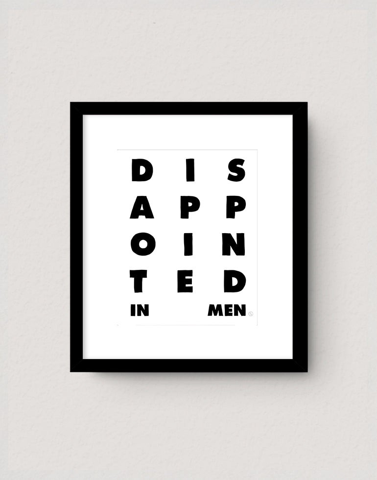 Disappointed In Men