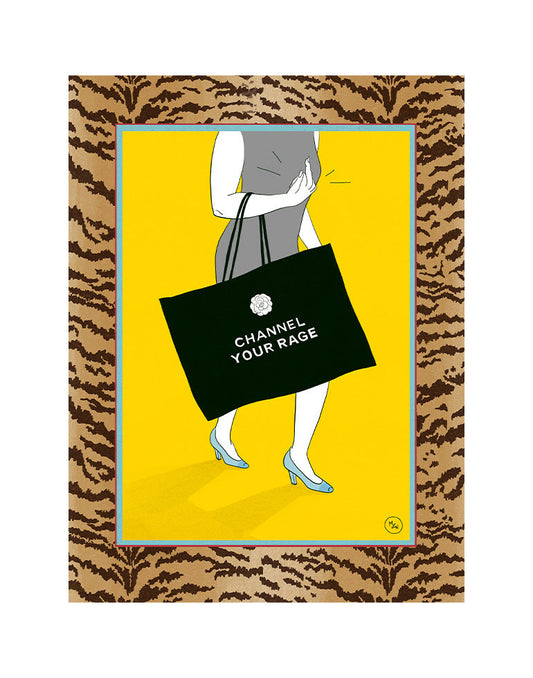 channel-your-rage-fashion-art-print - Morgan Lindsay Nelson